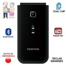 Celular Simples Lanterna Radio Fm Idoso Numeros Grande Flip