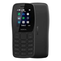 Celular Simples Nokia 105 Preto 2 Chips 2g Desbloqueado Rádio Fm Idoso Novo Nk093