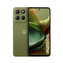 Celular Smartphone Motorola Moto G15 4G 256gb 4Gb RAM e 8Gb RAM Boost XT2521 Cam 50mpx 5200Mah Tela FHD 6.7 NFC Verde Celular Smartphone Motorola Moto G15 4G 256gb 4Gb RAM e 8Gb RAM Boost XT2521 Cam 50mpx 5200Mah Tela FHD 6.7 NFC Verde