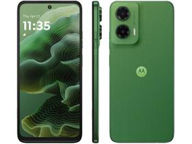 Celular Smartphone Motorola Moto G35 de128GB de Memória, 4GB Ram mais 8GB Boost, tela de 6,7 Polegadas e Bateria de 5000mAh na Cor Verde 5G