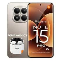 Celular Smartphone NOTE 15 PRO 5G NFC 8GB 512GB 200MP Câmera 32mp frontal AMOLED Lançamento- SILVER