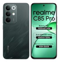 celular Smartphone Realme C85 PRO, 256GB, 8GB ATE 24GB RAM EXPANSIVEL, VERDE, NFC, 7000 MAH, IP69 PRO.