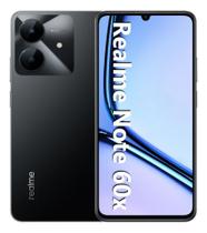 Celular smartphone Realme Note 60x 128gb 4gb modelo RMX3938 Dual Chip Homologado Anatel Preto