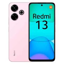 Celular Smartphone Redmii 13 256GB 8GB RAM Dual SIM Tela 6.79 Rosa Pink