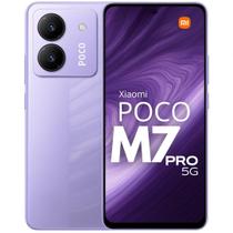 Celular Smartphone РОСО M7 PRO 5G 256GB 16GB RAM LANÇAMENTO 2025 NFC Câmera Ѕопу 50MP OIS FHD Plus Amoled 120Hz Premium Design