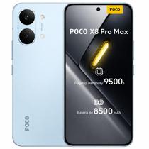 Celular Smartphone Xiaomi POCO X8 Pro Maxx 512GB, 12GB RAM, Tela 6,67 polegadas AMOLED 120 Hz, Câmera 64 MP, Bateria 8500 mAh, NFC, Dual SIM, Android