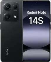 Celular Smartphone Xiaomi Redmi Note 14S NFC 512/12GB 200+8+2MP 16MP - Midnight Black