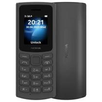 Celular Telefone Idosos Nokia 105 Com Sinal 2G Rádio FM Mp3 Jogos Lanterna