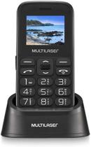 Celular Vita com Base Tela 1.8 Pol. Dual Chip 2G USB Bluetooth Preto P9121