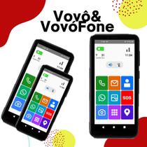 Celular vovo&vovofone 16gb icones grandes zap botão sos zap - Positivo