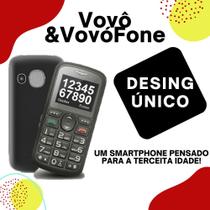 Celular vovô&vovófone 3g teclas grandes botão sos