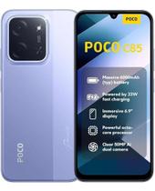 Celular Xiaomi Poco C85 128GB 6GB RAM 6.9 FHD 50MP NFC Dual SIM Lilas Global