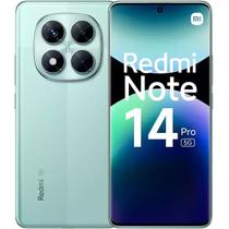 Celular Xiaomi Redmi Note 14 PRO 5G VERDE NFC 200MP 4K Câmera IA AMOLED 1.5K 120Hz IP68