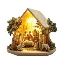 Cena De Nascimento De Jesus 2026, Centro De Mesa De Natal, Ornamento Decorativo Em Acrílico 2D Para
