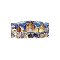 Cena de Vila 3D Off the Wall Toys ADV930 Cinza 22x51x21 cm Cena de Vila 3D Off the Wall Toys ADV930 Cinza 22x51x21 cm