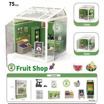Cenário 3D DIY Mundo em Miniatura para Montar Kit Casinha com LED Hobby Colecionável Presente Adultos e Crianças Cenário 3D DIY Mundo em Miniatura para Montar Kit Casinha com LED Hobby Colecionável Presente Adultos e Crianças