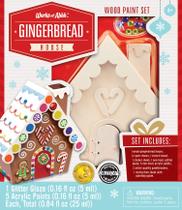Cenário artesanal de Ahhh... Kit de pintura em madeira Gingerbread House
