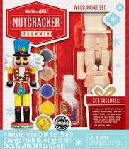 Cenário artesanal de Ahhh... Kit de pintura em madeira Nutcracker Drummer Cenário artesanal de Ahhh... Kit de pintura em madeira Nutcracker Drummer