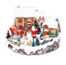 Cénario Decorativo de Natal Interativo - Papai Noel na Vila - 1 unidade - Cromus - Rizzo