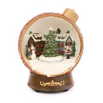 Cenario em forma de bola de natal c/led som luz e movimento