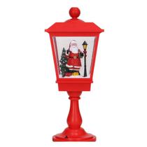 Cenario Lanterna Papai Noel Led Com Neve 70Cm 1Unid Dg1962
