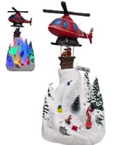 Cenário Natal Alpes C/ Helicóptero Luz, Som e Movimento Cenário Natal Alpes C/ Helicóptero Luz, Som e Movimento