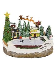 Cenário Natalino com Patinação, Movimento, Música e Iluminação LED