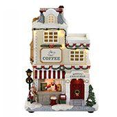 Cenário Vila Casa Natalina Musical Luz Enfeite Decoração Natal Som Neve Casa Sala Quarto Escritório Rack Estante Decorativa Mesa Resina Papai Noel Cenário Vila Casa Natalina Musical Luz Enfeite Decoração Natal Som Neve Casa Sala Quarto Escritório Rack Estante Decorativa Mesa Resina Papai Noel