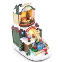 Cenário Vila Natal Papai Noel Presentes Luz Musica Movimento Cenário Vila Natal Papai Noel Presentes Luz Musica Movimento