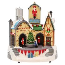 Cenario Vila Natalina Natal Fabrica Quebra Nozes Som Led Movimento Decoraçao Mesa Loja Casa Vitrine Mesa Recepçao Cenario Vila Natalina Natal Fabrica Quebra Nozes Som Led Movimento Decoraçao Mesa Loja Casa Vitrine Mesa Recepçao