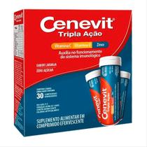 Cenevit Tripla Ação Vit C D Zinco c/30 Comp Eferv - Legrand