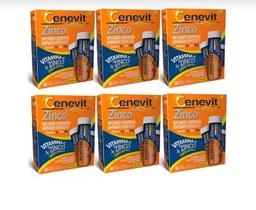 Cenevit Zinco Vitamina C 1g + Zinco 10mg (kit 6x30=180 Cpr)
