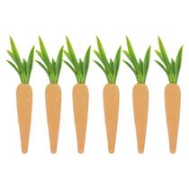 Cenouras Decorativas M Fosca - 6 unidades - Rizzo