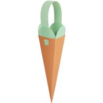 Cenourinha de Páscoa Cone Embalagem para Chocolate Docinhos Presente Dello