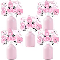 Centerpieces Sticks BBQ Baby Shower Girl Pink 24 peças