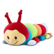 Centopeia de Pelúcia Bebê Azul 52 cm Antialérgica