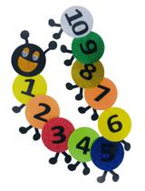 Centopeia Glitter do 1 ao 10 Trabalho lúdico Educativo, escola,decoração