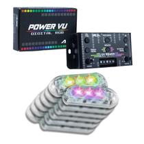 Central Ajk Power Vu Rgb + 10 Faróis Rgb Ajk 6w