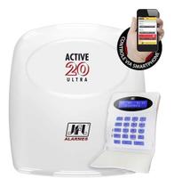 Central Alarme Residencial Jfl Active 20 Ultra Monitorada Nf