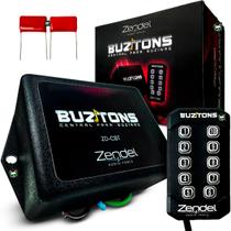 Central Buzitons Buzina Musical 10 Efeitos + Controle Zendel ZD-CBT Zendel