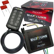 Central buzitons zendel controle para buzinas e cornetas marítimas 12v e 24v zd-cbt 10 sons