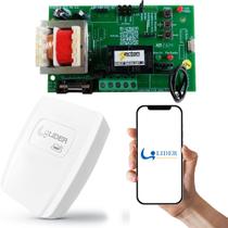 Central Comando Ac4 Fit Todas Marcas Motor Portão Abre Via App Wifi