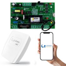 Central Comando Ac4 Flex Todas Marcas Motor Portão Abre Via App Wifi