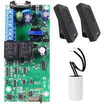 Central Comando Agility Pop Freio Ppa Com Cap 2 Tx Portão De Garagem