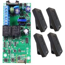 Central Comando Agility Pop Freio Ppa Portão De Garagem 4 Controles