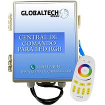 Central Comando Led Piscina Rgb Colorido 3 Zonas - 180W/15A