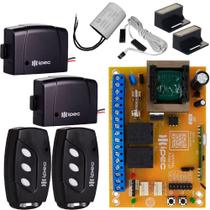 Central Comando Placa Motor Garen Controles Sensor Deslizante Capacitor 25UF 127V Suporte e Imã