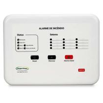 Central de Alarme de Incêndio 12 Setores C/Bateria Segurimax