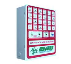 Central de Alarme de Incêndio de 24 Setores 24Vdc