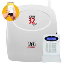 Central De Alarme Monitorável Active 32 DUO V3 Com Teclado - JFL